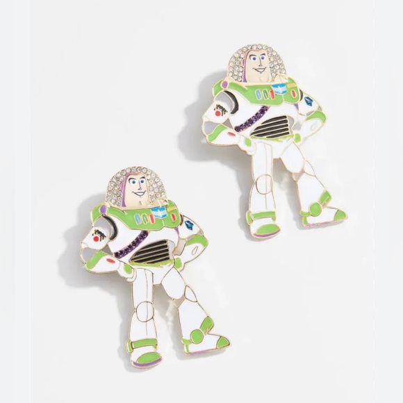 NWT ⚜️💚 ⚜️ Baublebar x Disney Pixar Toy Story Buzz Light Earrings - Picture 1 of 6